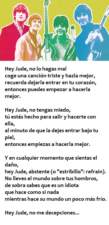 Hey Jude Letra traducida